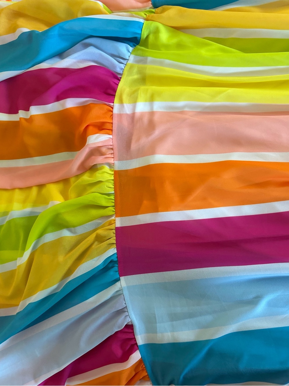 Multi-Color Striped V-Neck Sundress - Picture 4 of 4